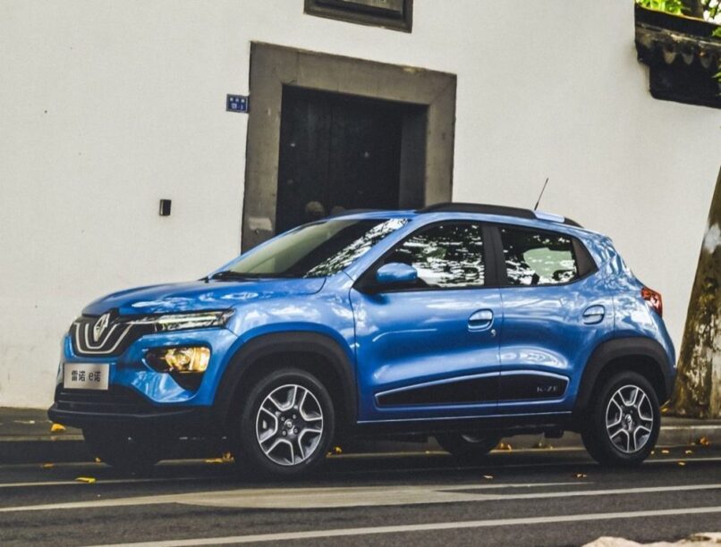 Renault KZ-E (blauw, voorzijde)