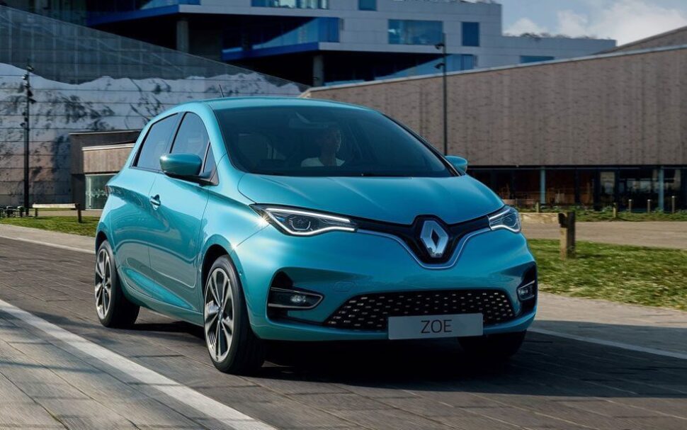 Renault Zoe, een van de goedkoopste elektrische auto's