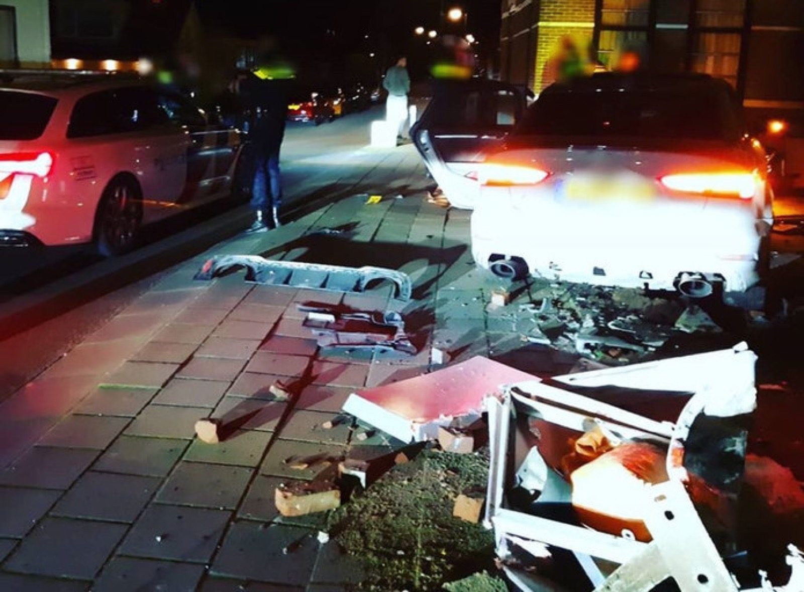 Audi RS3 crash