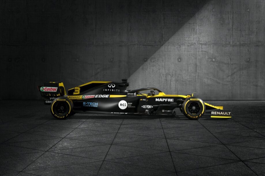 Nieuwe Renault F1 auto