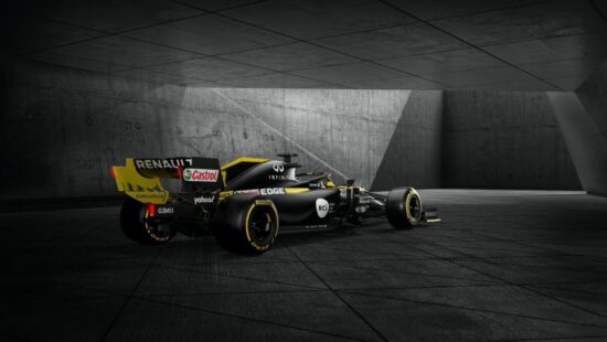 Nieuwe Renault F1 auto