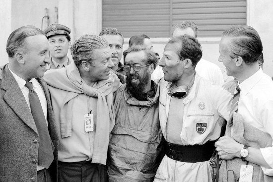 Sitrling Moss na Mille Miglia 1955