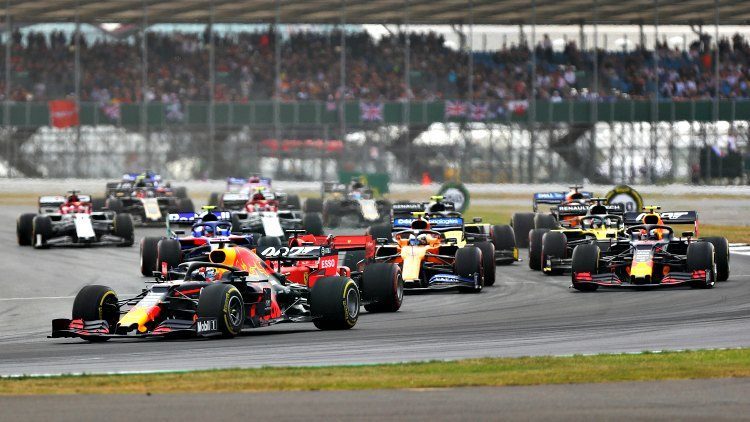 De Formule 1-race op Silverstone van 2019