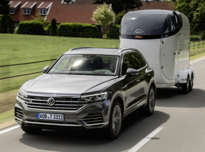 Volkswagen V8 diesel - met trailer