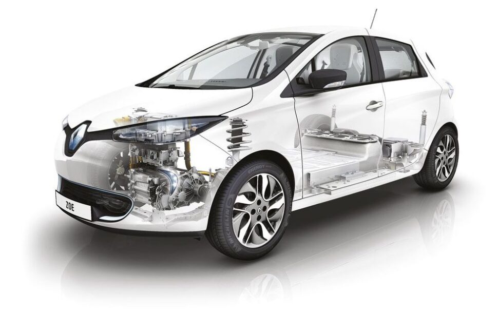 Hoe werkt een elektrische auto, zoals deze Renault Zoe?