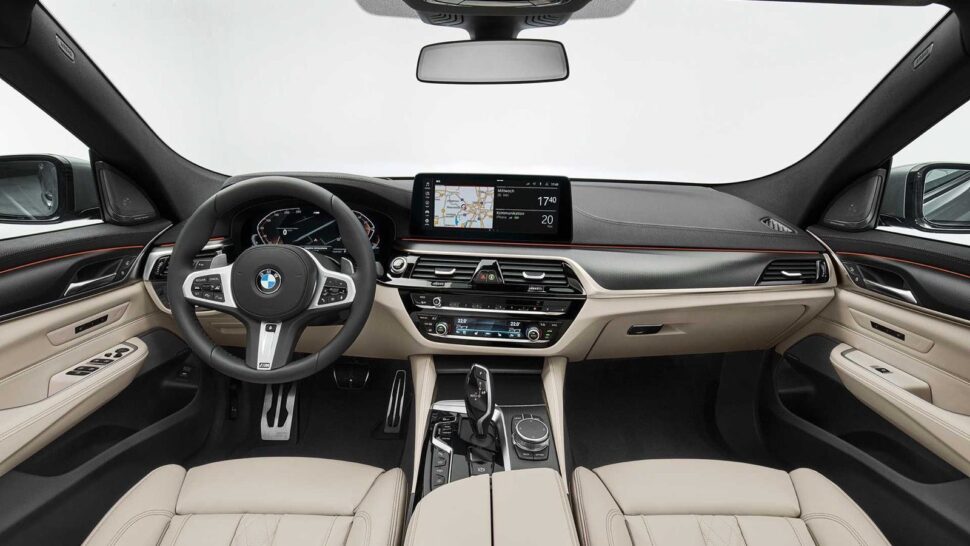 Interieur gefacelifte BMW 6 Serie