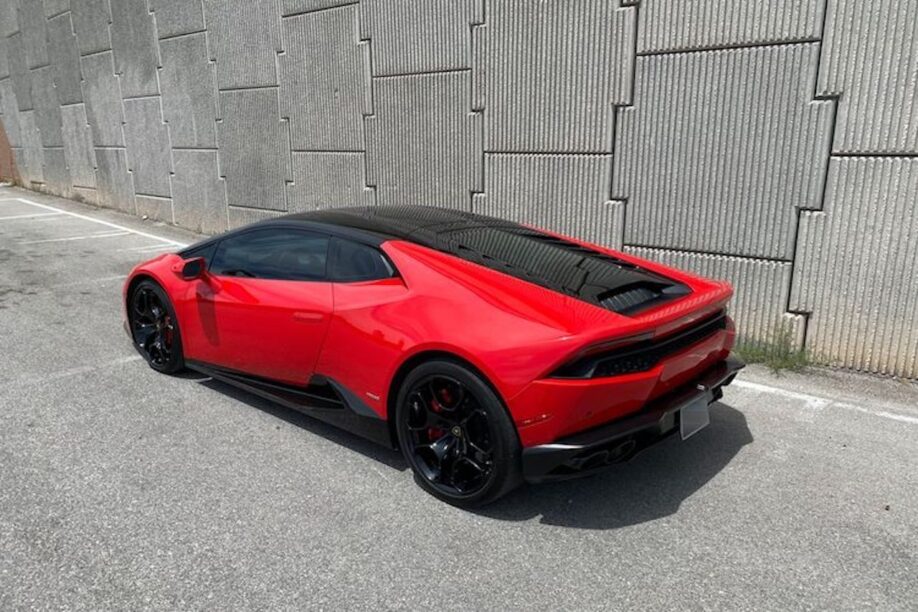 Te koop: Lamborghini Huracán achterkant