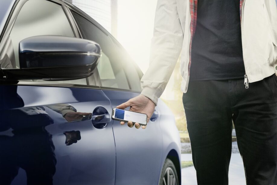 iPhone vervangt BMW autosleutel deur