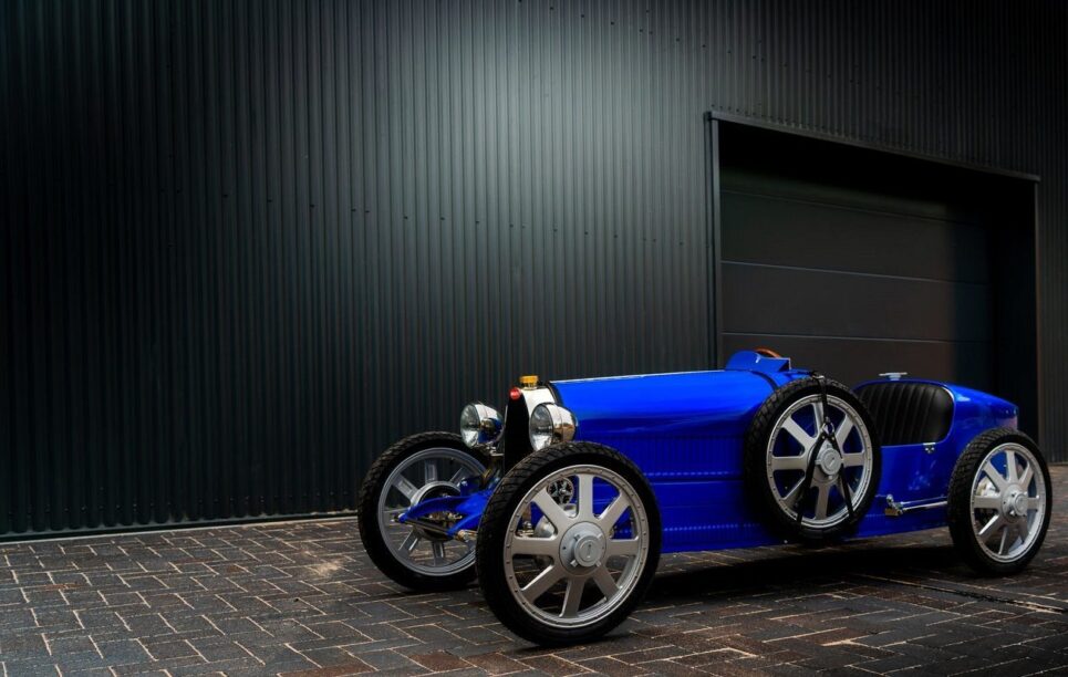 Zijkant van de Bugatti Baby II