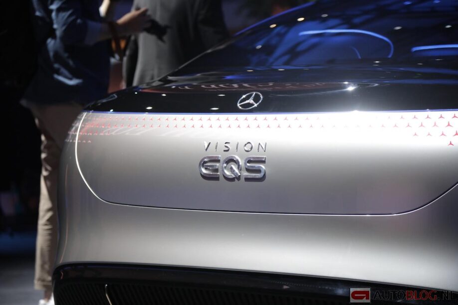 Kont van de Mercedes Vision EQS