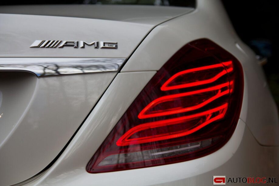 De kont van de Mercedes-Benz S63 AMG