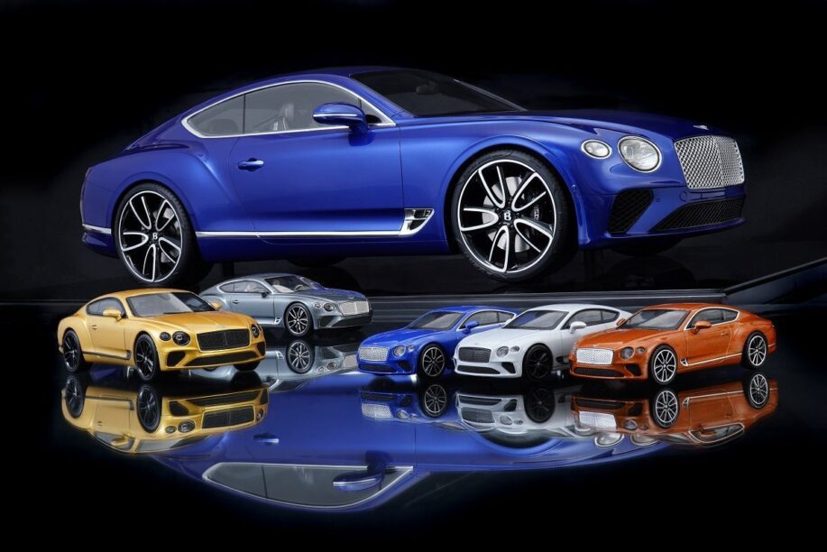 Alle schaalmodellen van de Bentley Continental GT