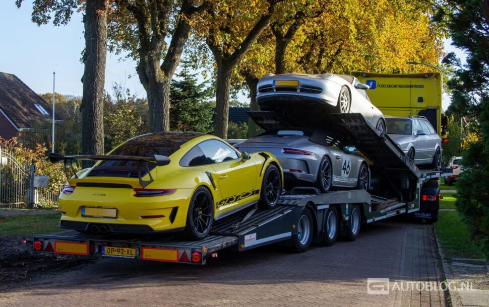 Porsche's worden in beslag genomen