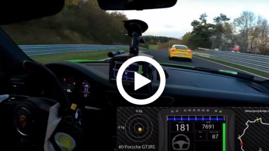 Video - 911 GT3 RS krankzinnig hard over de 'Ring
