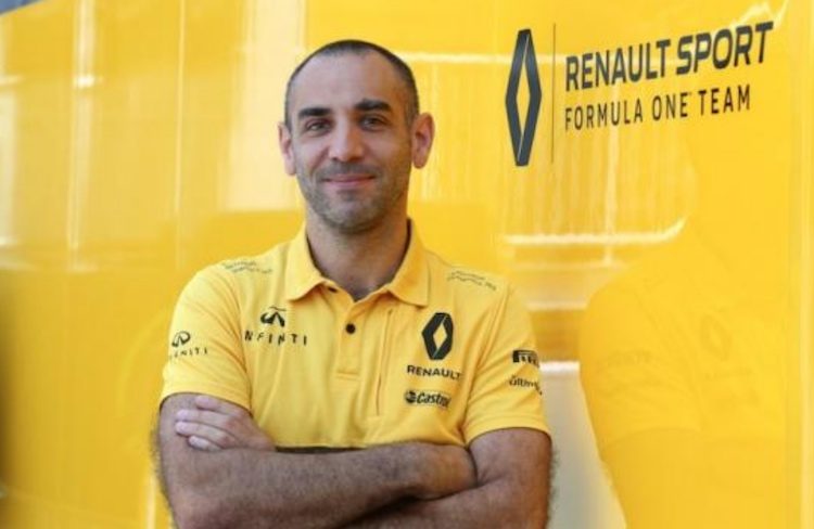 Cyril Abiteboul toen hij nog niet weg was bij Renault F1
