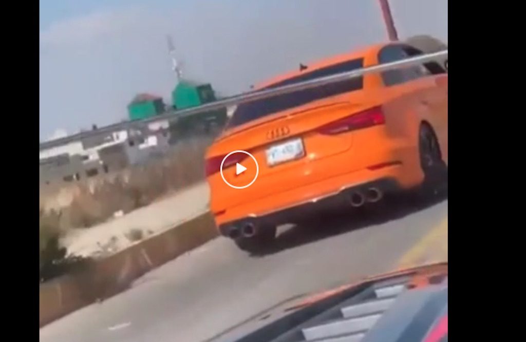 Video: Audi S3 sprintje loopt verkeerd af