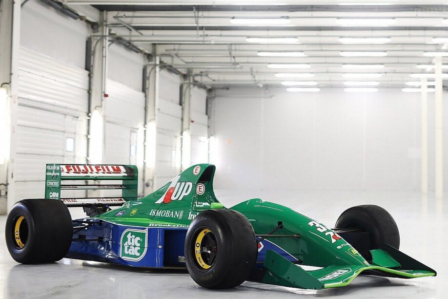 De allereerste F1-auto van Schumacher