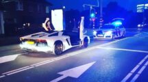 Politie in Twente zet racende Aventador aan de kant