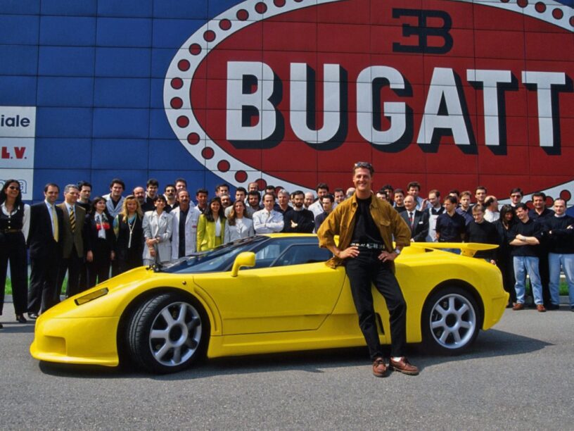 Bugatti van Schumacher