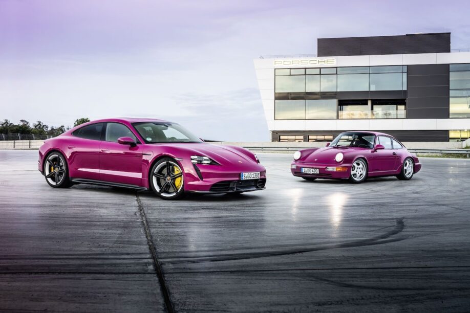 Vernieuwde Porsche Taycan: grotere range, kleurtjes en meer
