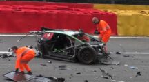 Video: zware crash tijdens 24u op Spa