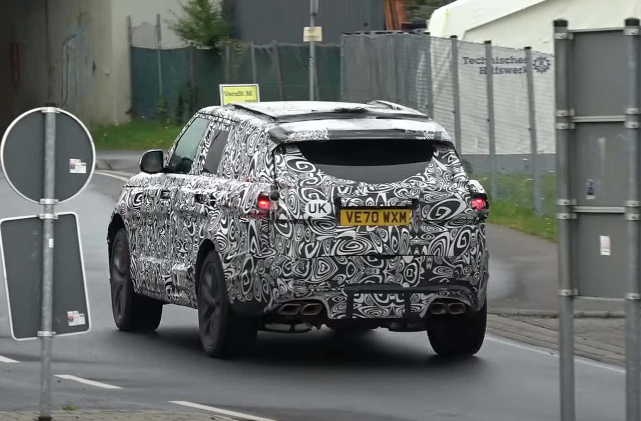 Video: nieuwe Range Rover Sport SVR gespot