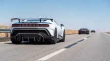 Bugatti Centodieci van 8 miljoen euro trotseert 50 graden Celsius