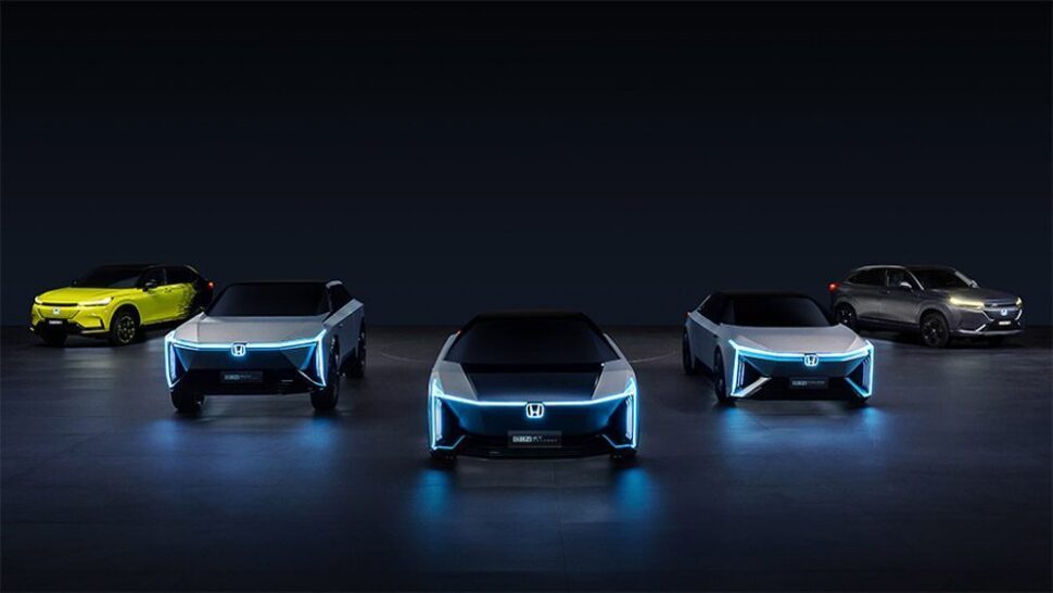 Honda concepts cars met Cybertruck-invloeden