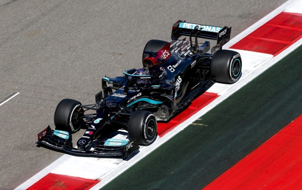 Lewis Hamilton: grijze raceauto's