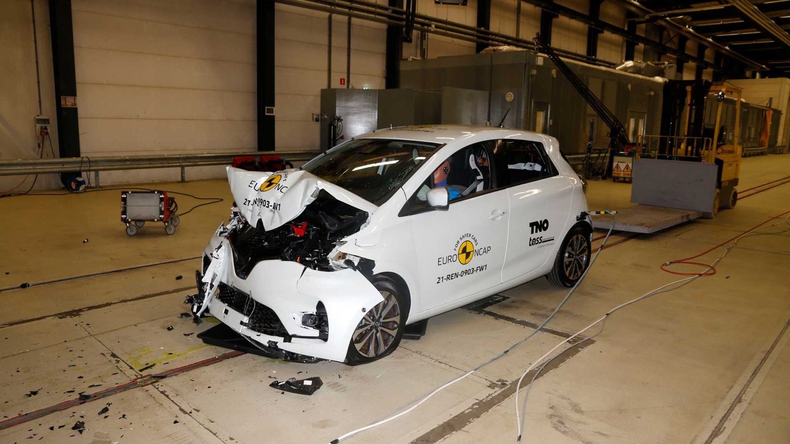 Elektrische Renaults bijzonder onveilig