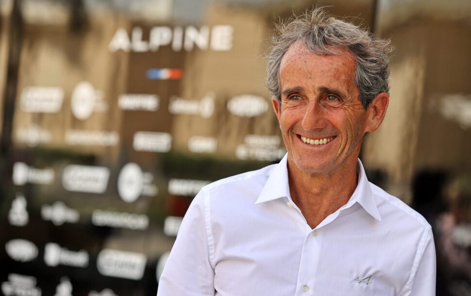Alpine zegt tabee tegen Alain Prost