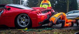 Ferrari Enzo crasht
