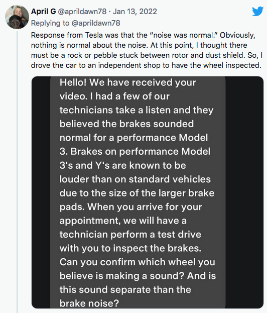 Tesla Model 3 onderdeel