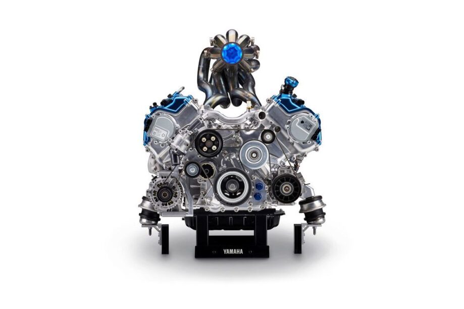 V8 op waterstof van Yamaha