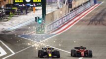 Zat er te weinig benzine in de auto's van Verstappen en Perez?