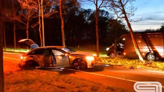 Peperdure Audi RS6 kopt boom onder verdachte omstandigheden