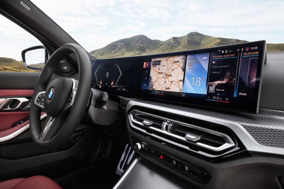 BMW 3-serie facelift LCI met BMW Curved Display