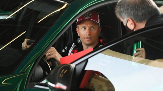 Kimi Räikkönen heeft racezitje