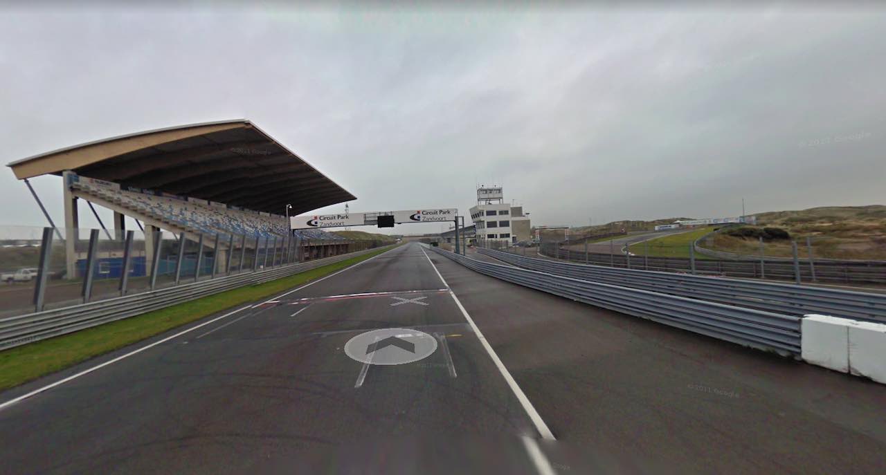 Google Streetview raast over Circuit Zandvoort