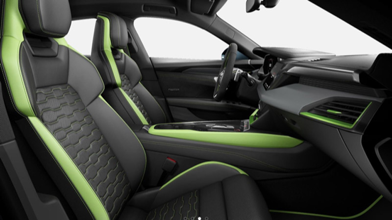 Audi e-tron GT bicolor interieur