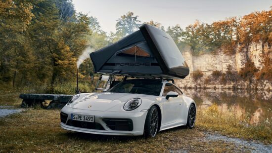 Nieuwe Porsche 911 daktent: een slaapplek met uitzicht