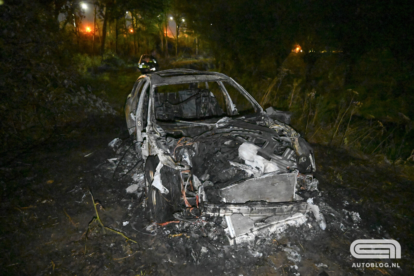 Gestolen Audi S6 brand volledig uit bij de A12