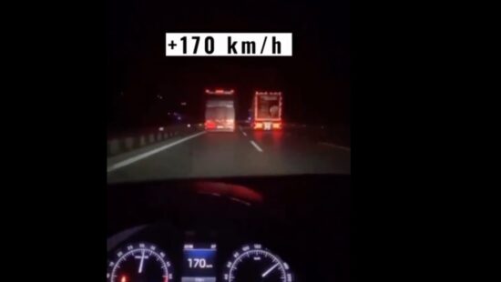Video: truckers racen met 170 km/u+ over autobahn