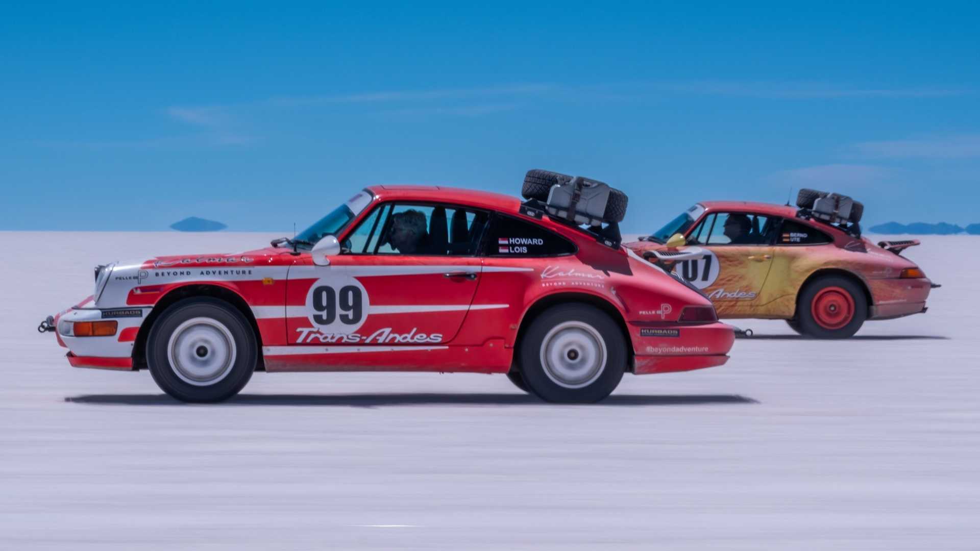 getunede rally-Porsches