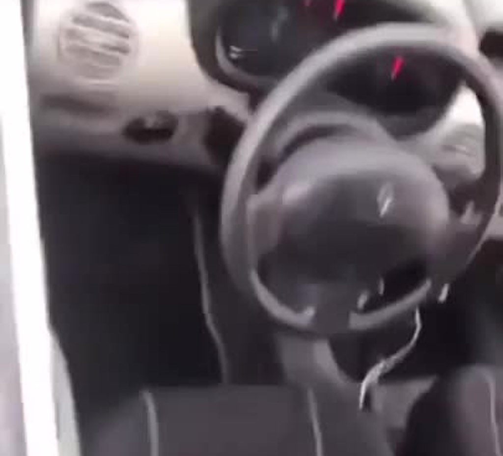 Video: Op je auto klimmen tijdens het rijden voor de likes
