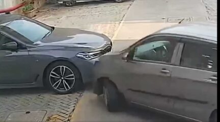 Video: BMW slachtoffer van waardeloze automobilist