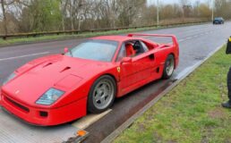 Politie neemt peperdure Ferrari F40 in beslag