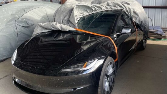 vernieuwde Tesla Model 3