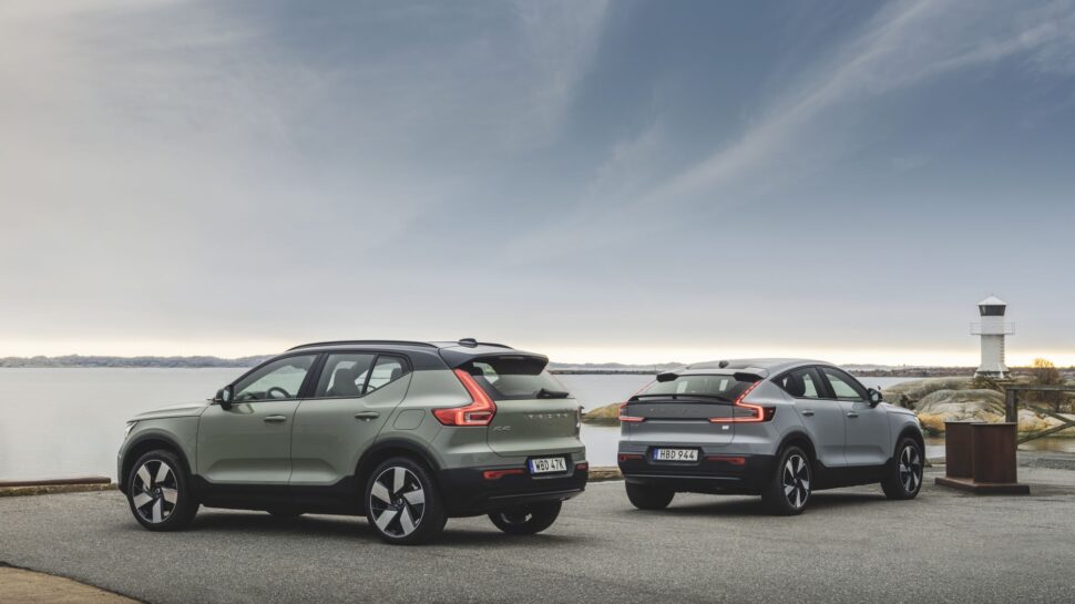 Volvo XC40 en C40 Recharge 2024 achterwielaandrijving - rijtest