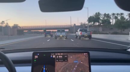 Video: Dieselterreur! Pickups pesten Tesla